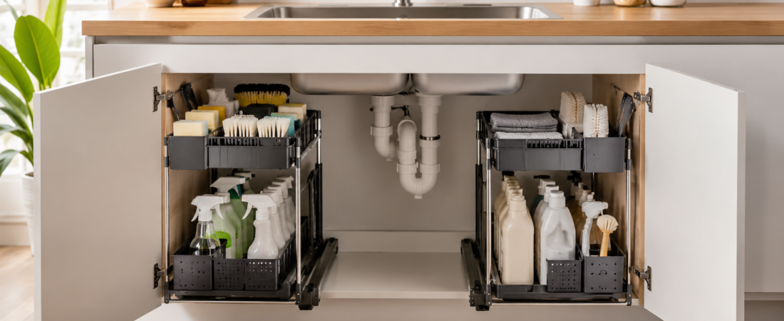 10 Best Under Sink Organizers for Kitchen & Bathroom (2026)